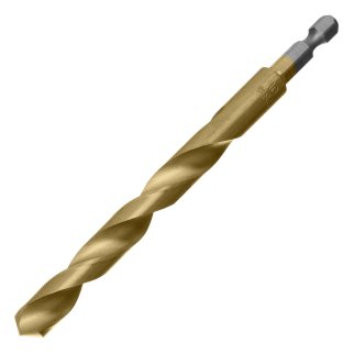 Сверло по металлу 10,0мм HSS, нитридтитановое покрытие, 6-гран. хвостовик MATRIX фото