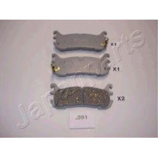 Колодки тормозные к-кт Japanparts PP-391AF фото
