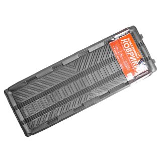 Коврики резиновые универсальные для заднего ряда черные 127*45см (1шт) фото 1