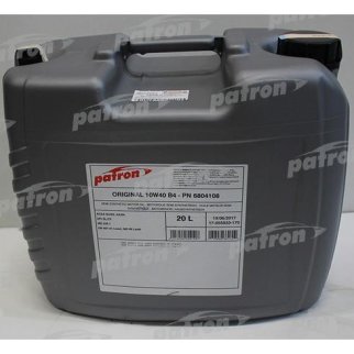Масло моторное PATRON Original полусинтетическое 10W-40 SL/CF 20л. фото