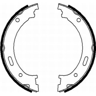 Колодки торм. для а/м Jeep Grand Cherokee III (04-) барабан. ст. торм. 205x31 (GF 4634) фото 4