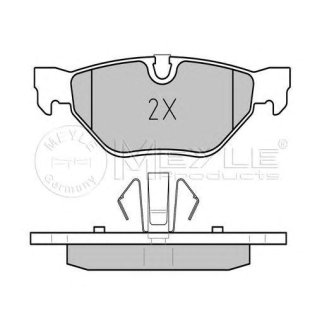 Колодки тормозные к-кт Meyle 025 239 2617 фото