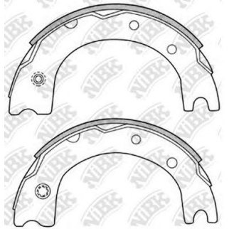 Колодки барабанные к-кт NiBK FN2298 фото