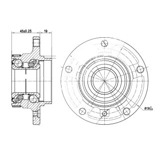 Подшипник ступицы TRIALLI MR 2631 фото 4