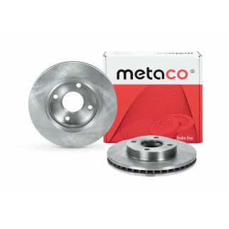 Диск тормозной передний вентилируемый metaco 3050-099 фото 3