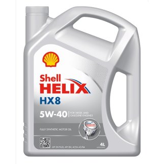 Масло моторное SHELL Helix HX8 SP 5W-40 синтетическое 4 л 550070336/550052837 фото