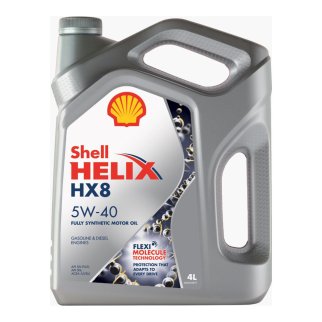 Масло моторное SHELL Helix HX8 SP 5W-40 синтетическое 4 л 550070336/550052837 фото