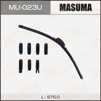 Щетка стеклоочистителя 575 мм бескаркасная 1 шт MASUMA Nano Graphite MU-023U фото
