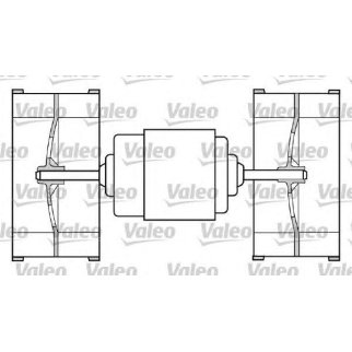 Моторчик отопителя Valeo 698438 фото