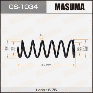 Пружина подвески Masuma CS-1034 фото