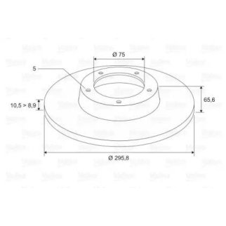 Диск тормозной BMW 1 SERIE (E81, E87) зад Комплектx2 фото