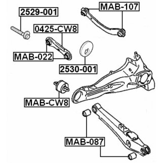 Эксцентрик Citroen C4 Aircross FEBEST 2530-001 фото 2