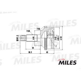 ШРУС HONDA ACCORD 1.8-2.0 98-02 нар.(ABS) фото