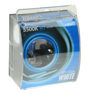 Лампа 24V H7 (70) PX26d SUPER WHITE 5500K (2шт) 24V HNG фото