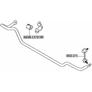 Втулка заднего стабилизатора d15 фото 2