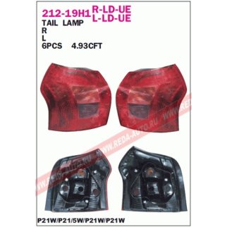 Фонарь задний лев TOYOTA: COROLLA HB 01-03, 3D/5D фото