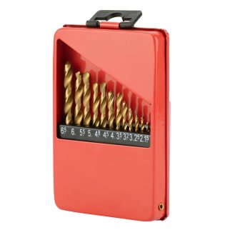 Набор сверл по металлу 1,5-6,5мм (через 0,5мм+3,2мм; 4,8мм)13шт. MATRIX фото 3