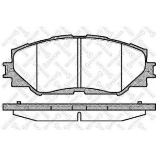 Колодки тормозные STELLOX _001089BSX фото