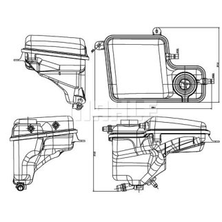 Бачок расширительный MAHLE CRT 203 000S фото