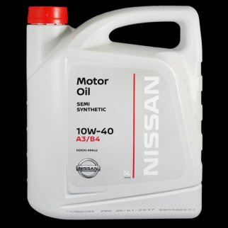 KE90099942_масло моторное 10W40 Motor Oil! (5L) полусин. API SL/CF, ACEA A3/B4 фото