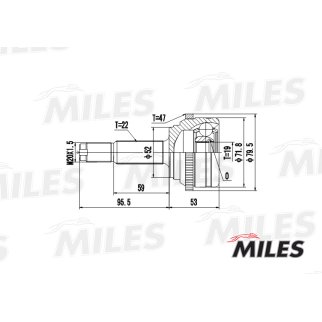ШРУС CHEVROLET AVEO II T250/255/DAEWOO KALOS 1.2 03- нар. +ABS фото 3