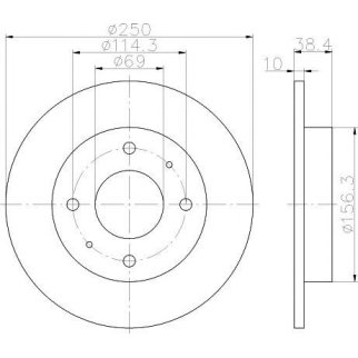Диск тормозной TEXTAR 921349 03 фото
