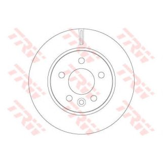 Диск тормозной передний вентилируемый TRW DF6482 фото