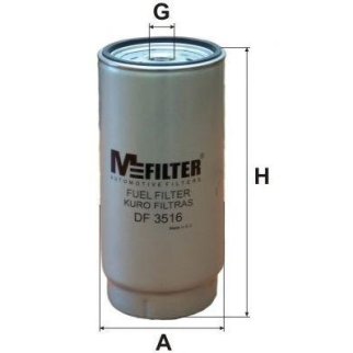 Фильтр топливный DAF CF75/85,XF95/105 сепаратор под колбу (для PreLine PL 420) MFILTER фото