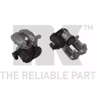 Суппорт тормозной задний левый в сборе с электромотором (однопоршневой) / BMW 520d-550/640-650 (F10, фото