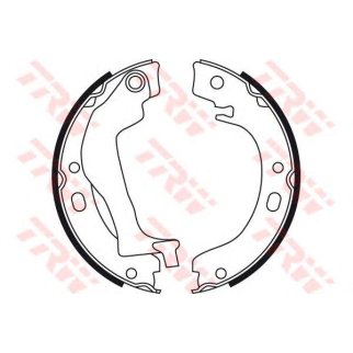 Колодки ручного тормоза к-кт TRW GS8746 фото