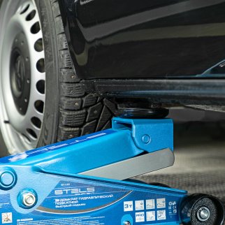 Домкрат подкатной гидравлический 3т 135-465мм быстрый подъем QUICK LIFT проф STELS фото 13