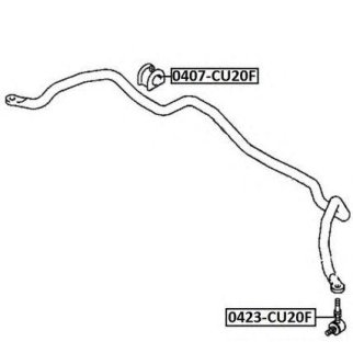 Стойка переднего стабилизатора ASVA 0423-CU20F фото