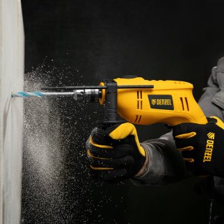 DENZEL 26302 Дрель ударная ID-550, 550 Вт, 0-2900 об/мин, 464000 уд/мин фото 1