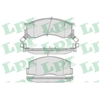 Колодки тормозные передние к-кт Lpr 05P1126 фото