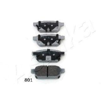 Колодки тормозные задние дисковые к-кт ashika 51-08-801 фото