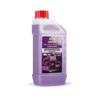 Автошампунь для б/к мойки AVS &quot;Active Foam&quot; 1:9-12 PF-100 GEL PLUS 1 л, шт фото