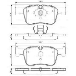 Колодки тормозные передние к-кт BOSCH 0 986 494 689 фото