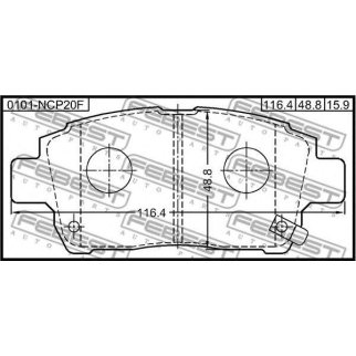 Колодки тормозные передние фото