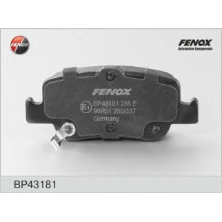 Колодки тормозные Fenox BP43181 фото