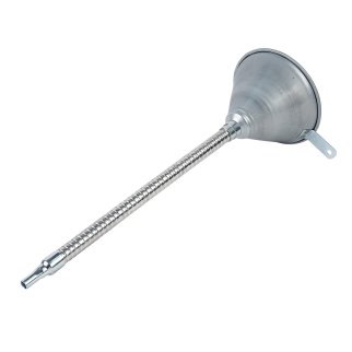 Воронка 140мм дл.370мм металлическая с гибким наконечником JTC фото