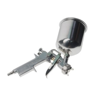 Краскопульт с верх. алюминиевым бачком 600мл 1,5мм ЭВРИКА фото