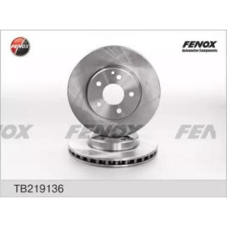 Диск тормозной передний вентилируемый Fenox TB219136 фото