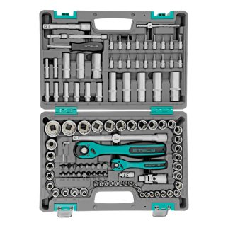 Набор инструмента 109 пр. 12-гр. головки STELS фото 3