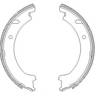 Колодки ручника Volvo 850/C70/S70 All 97> Remsa фото