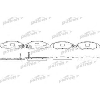 Колодки тормозные PATRON PBP1459 фото