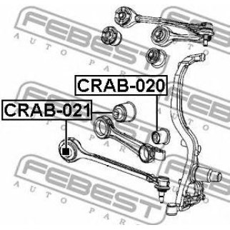 Сайлентблок FEBEST CRAB-021 фото