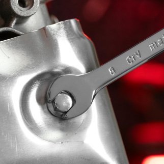 Ключ комбинированный, 8 мм, CrV, полированный хром MATRIX 15152 фото 6