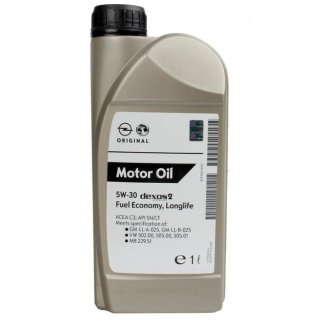 Масло моторное GM Dexos2 5W30 1л-- фото