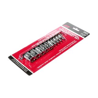 Набор головок торцевых TORX 1/4-3/8", E4-E18, 10шт JTC фото 1