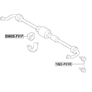 BMSB-F01F_втулка стабилизатора передн.! d52 BMW Х5 E60 01> фото 2